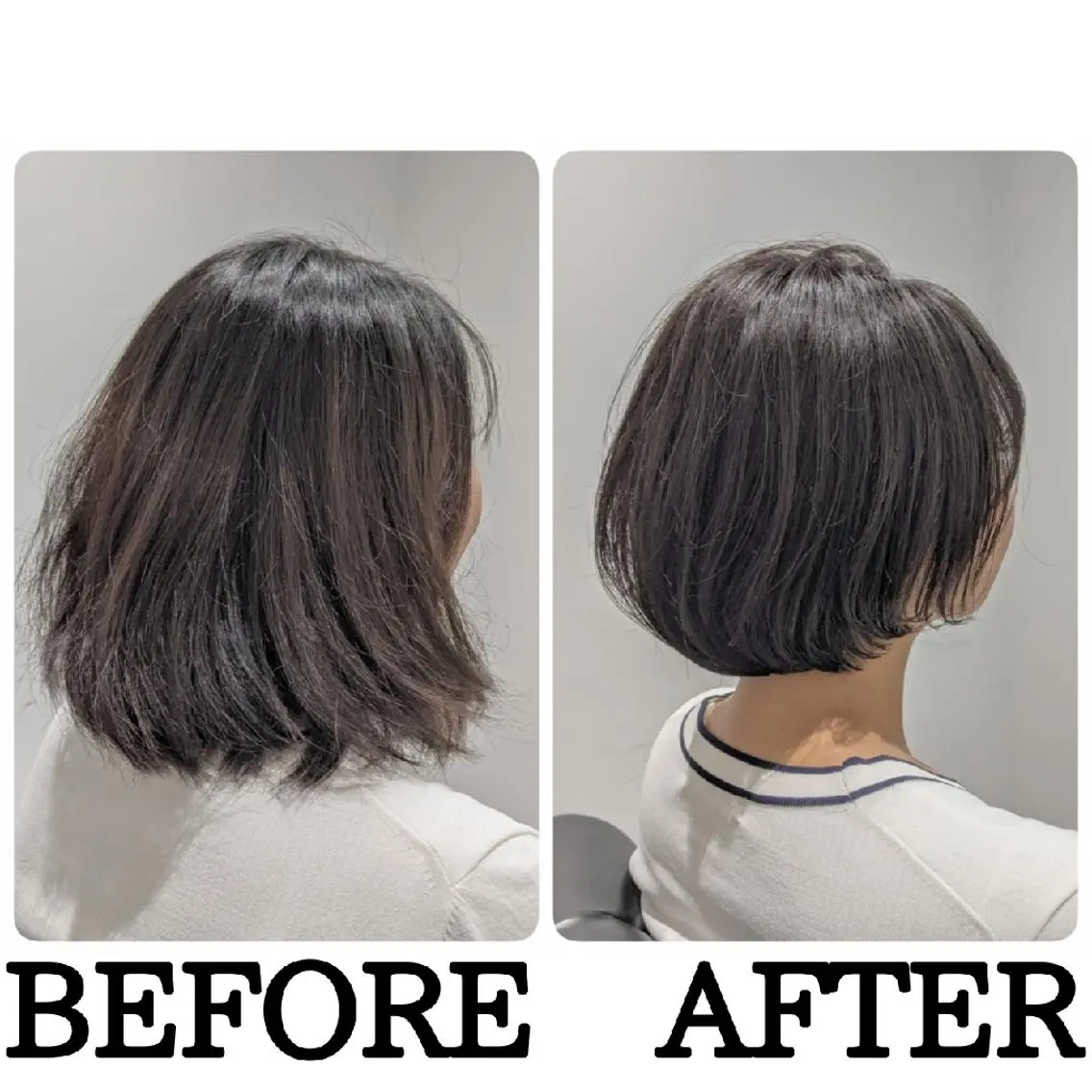 ショート ヘアアレンジ パーマ カラー カット 心斎橋/難波ショート 白髪ぼかし 中尾のヘアスタイル
