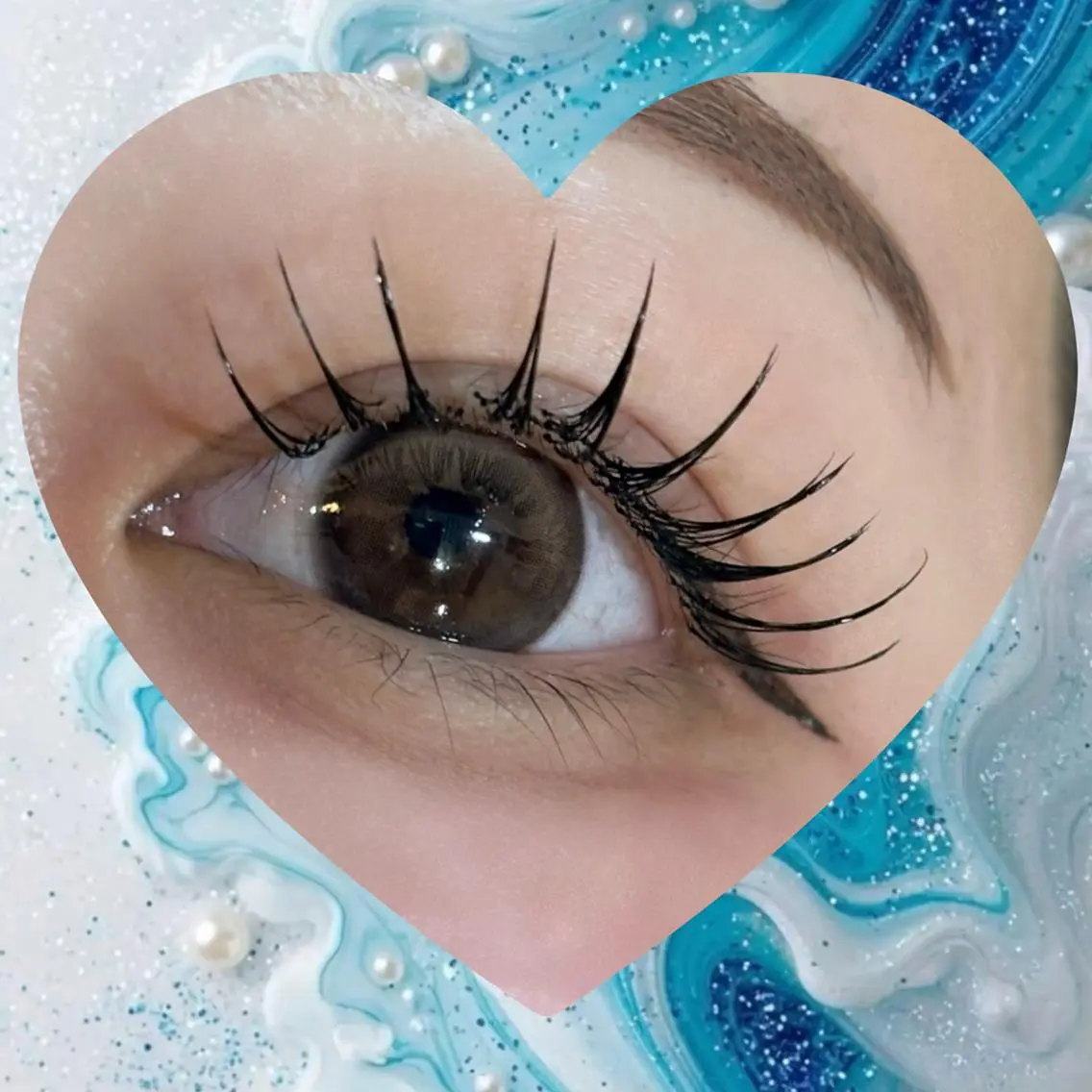 マツエク・マツパ マツエク ai__lash__ artistのマツエク・マツパデザイン