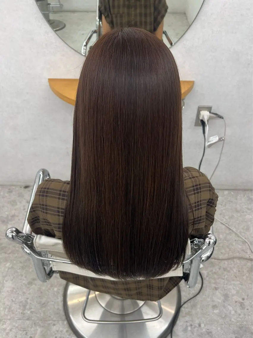 ロング ヘアカラー トリートメント 星野花月 🫧透明感カラー🫧のヘアスタイル
