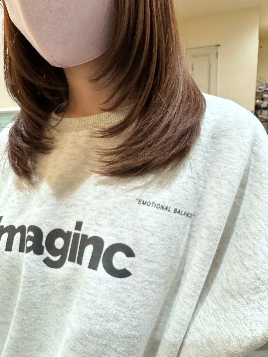 ロング カラー 髪質改善 レイヤーカット カット ヘアカラー トリートメント 新越谷noble店長 松本拓也▶◀*.のヘアスタイル