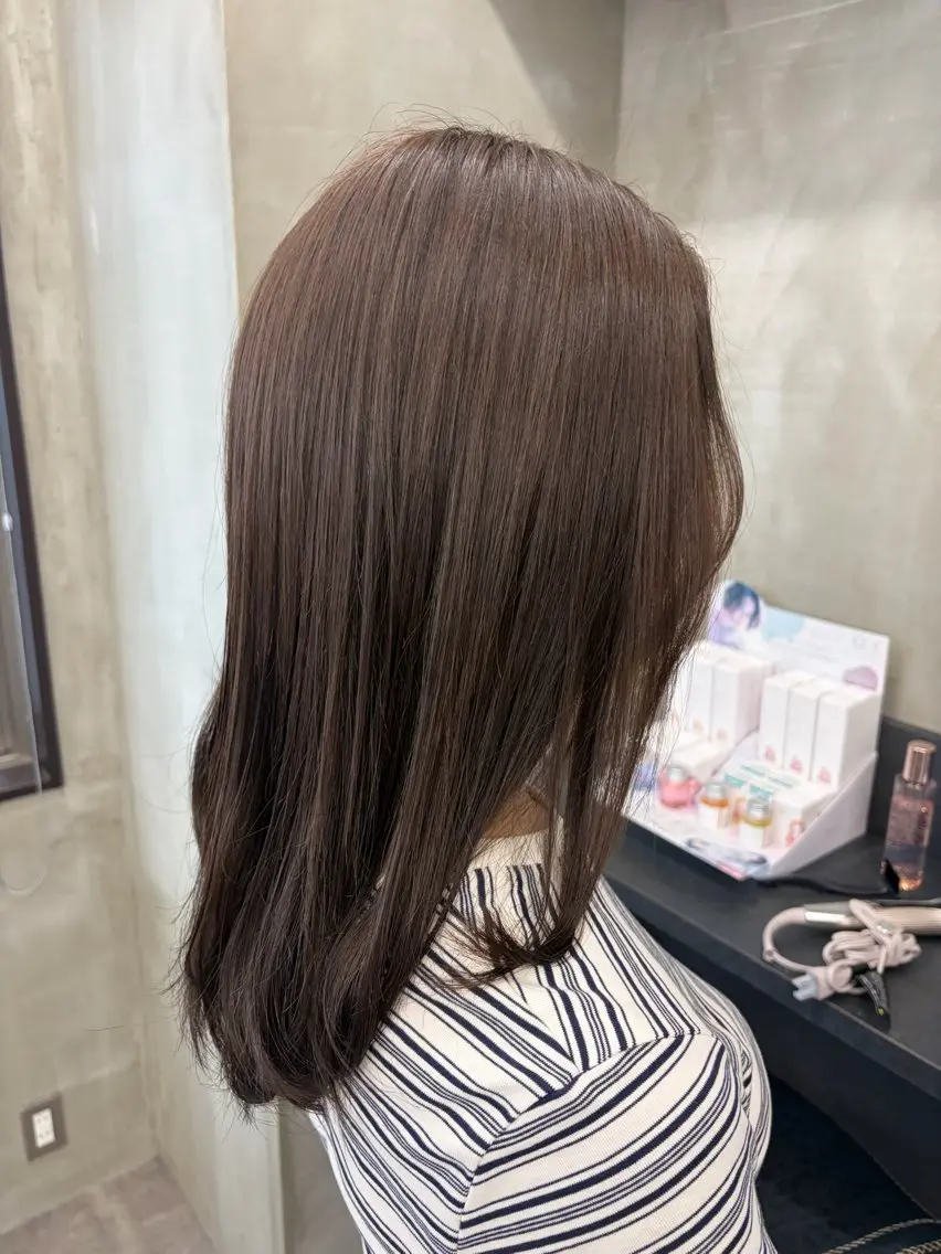 セミロング カラー haruka N°ulusのヘアスタイル