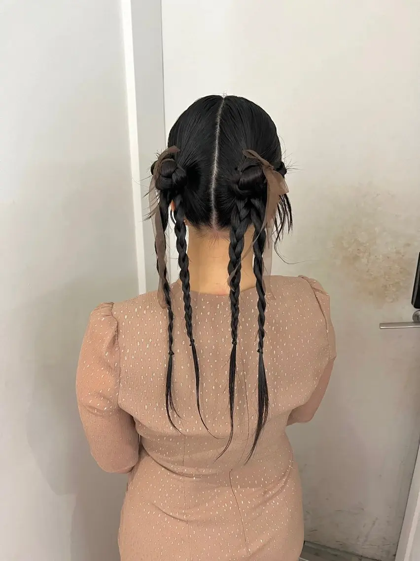 ロング ヘアアレンジ 結婚式・ブライダル ヘアセット 卒業式お呼ばれ🕊️ ヘアセット✴︎ミキのヘアスタイル