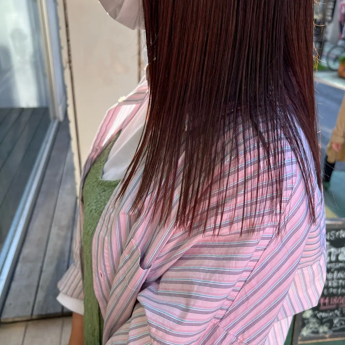 ロング カラー ブラウンカラー ピンクカラー ピンクブラウン ロング カット ヘアカラー トリートメント インナーカラー♡ Nanakoのヘアスタイル
