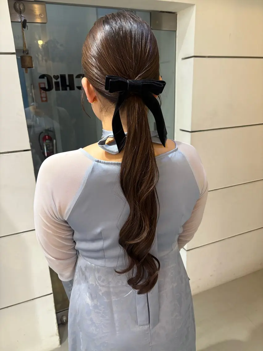 ヘアアレンジ ヘアセット chic 有山 美瑠のヘアスタイル