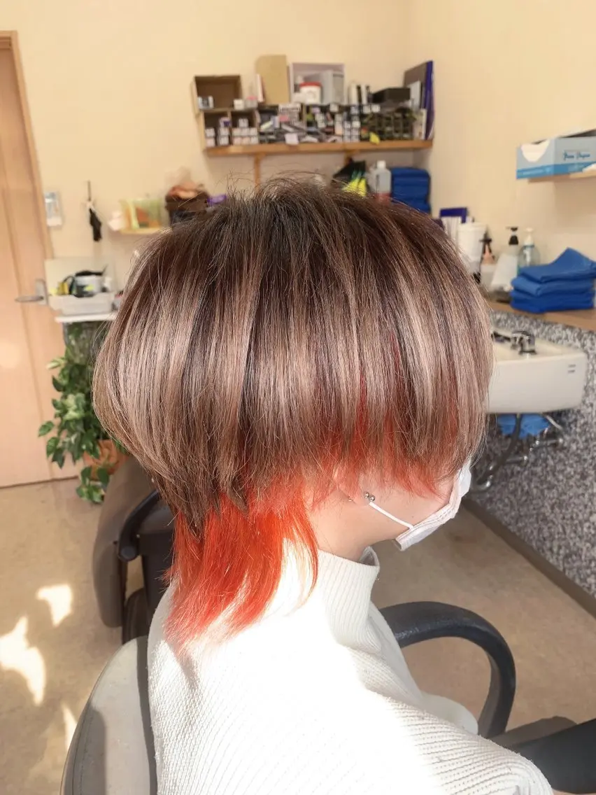 ショート カラー hair salon　k2のヘアスタイル