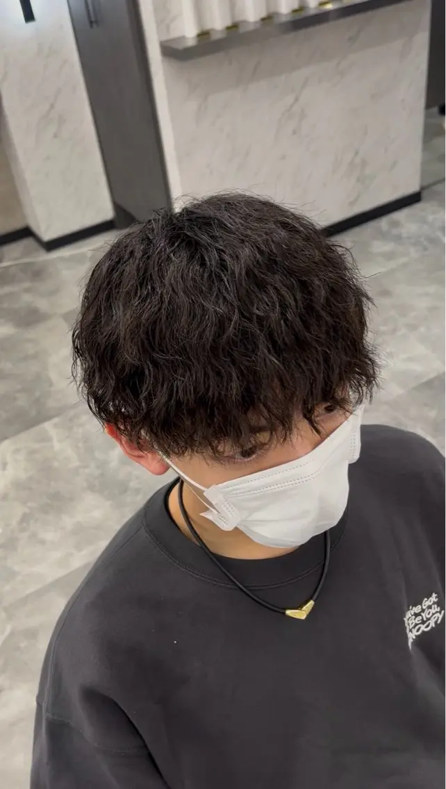 パーマ ツイストスパイラルパーマ スパイラルパーマ Seira 札幌メンズサロンのヘアスタイル