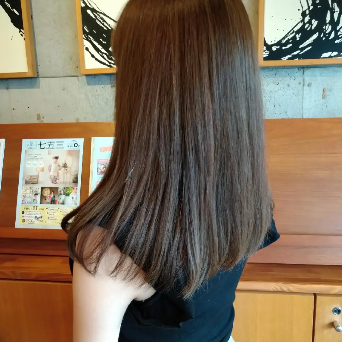 ロング 山田 智加のヘアスタイル