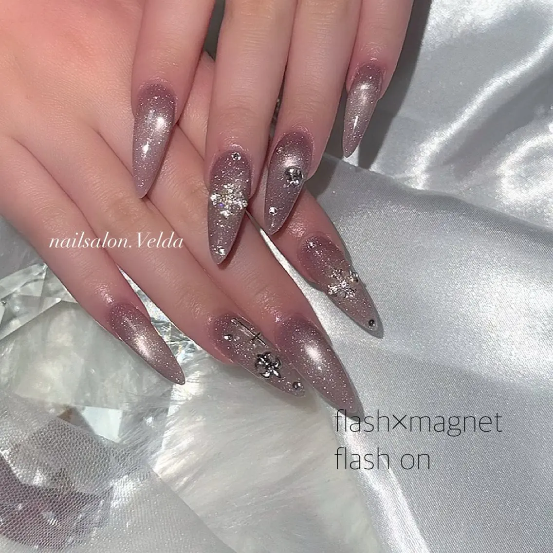 【スカルプ】マグネットorフラッシュ💅🏻ご新規様オフ無料💖の写真
