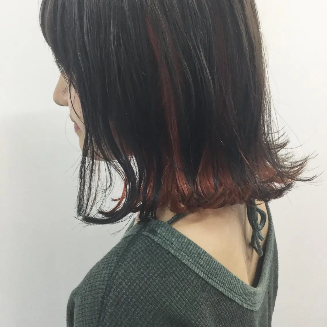 ショート カラー ヘアアレンジ ヘアカラー ニシオカ タクヤのヘアスタイル