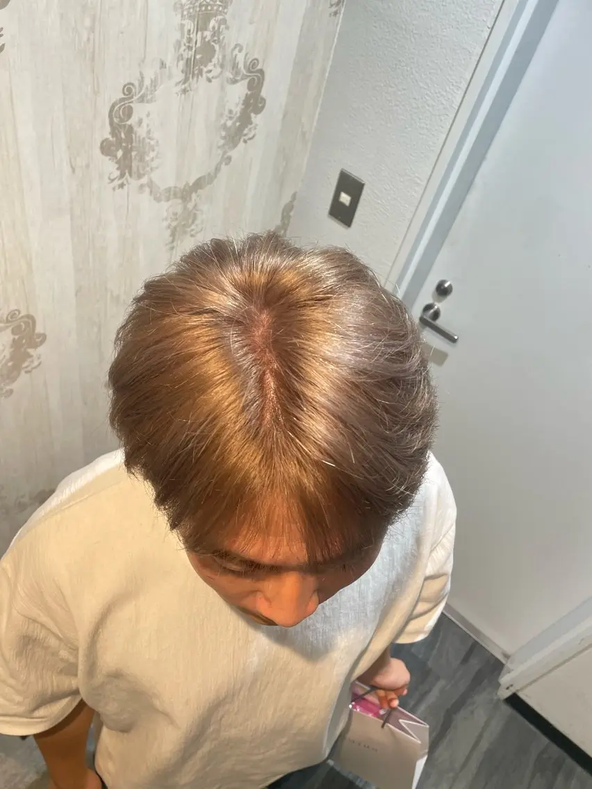カラー 半額✨️ 安松涼真のヘアスタイル