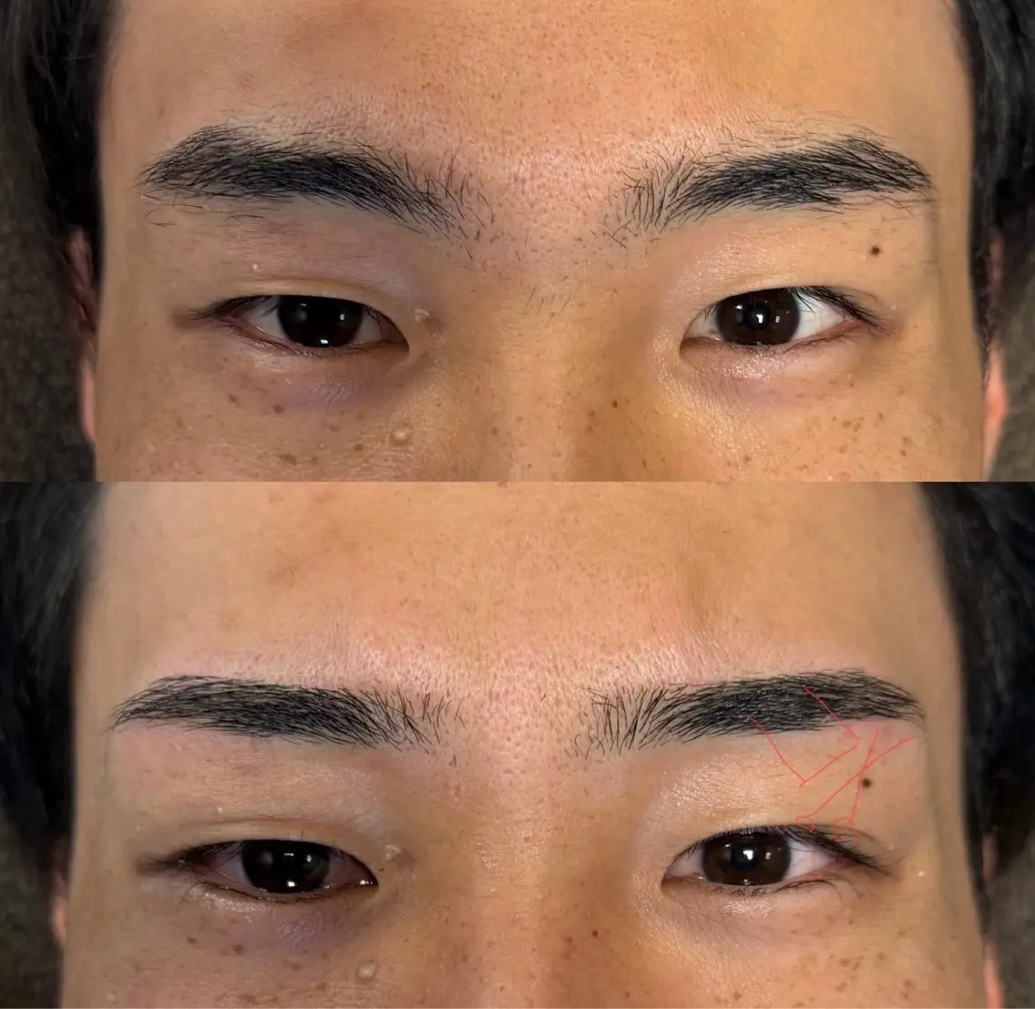 メンズ アイブロウ ビジネス メンズアイブロウ 雰囲気美人眉 Ares錦糸町の眉毛・アイブロウイメージ
