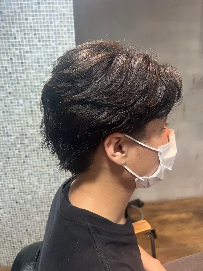 メンズ カット 脇山 真生のヘアスタイル