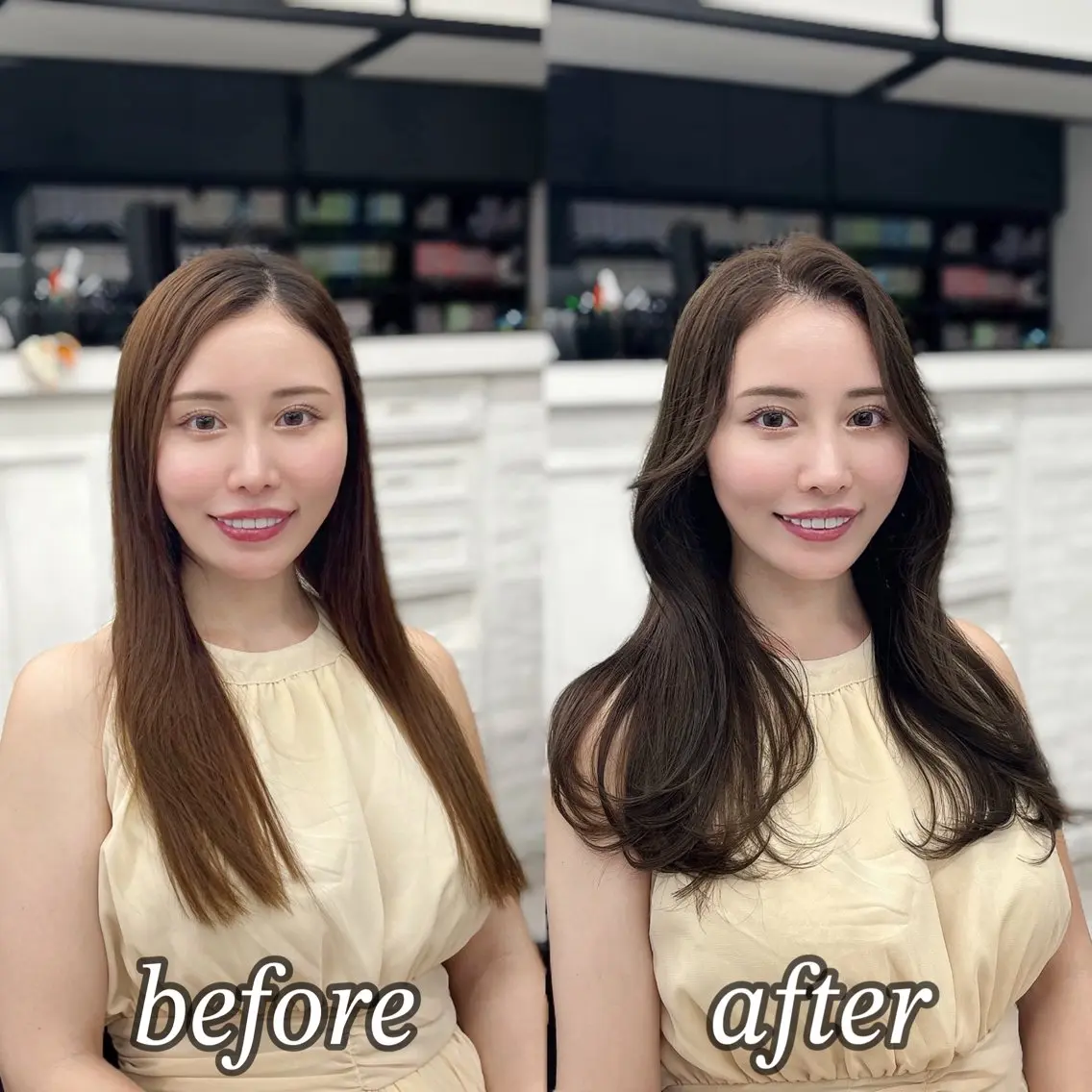 セミロング カラー パーマ ヘアアレンジ メンズ メンズ韓国風 イルミナカラー 髪質改善 韓国風ヘア レイヤーカット 韓国ヘア×2way 🇰🇷和知拓郎のヘアスタイル