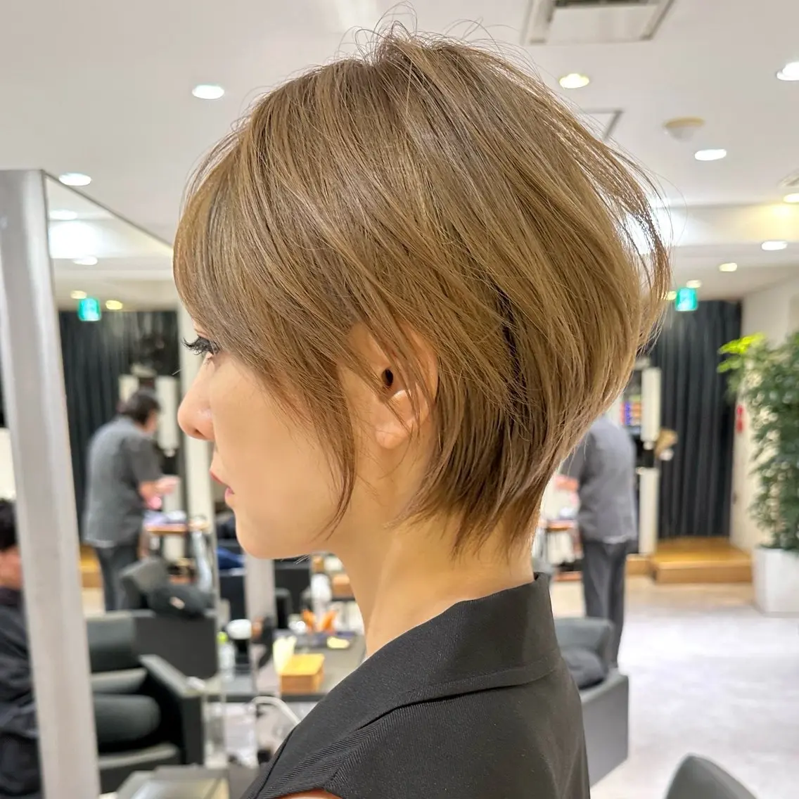 ショート カット ヘアカラー 朝ラク/大人ショート /銀座/若狭真央のヘアスタイル