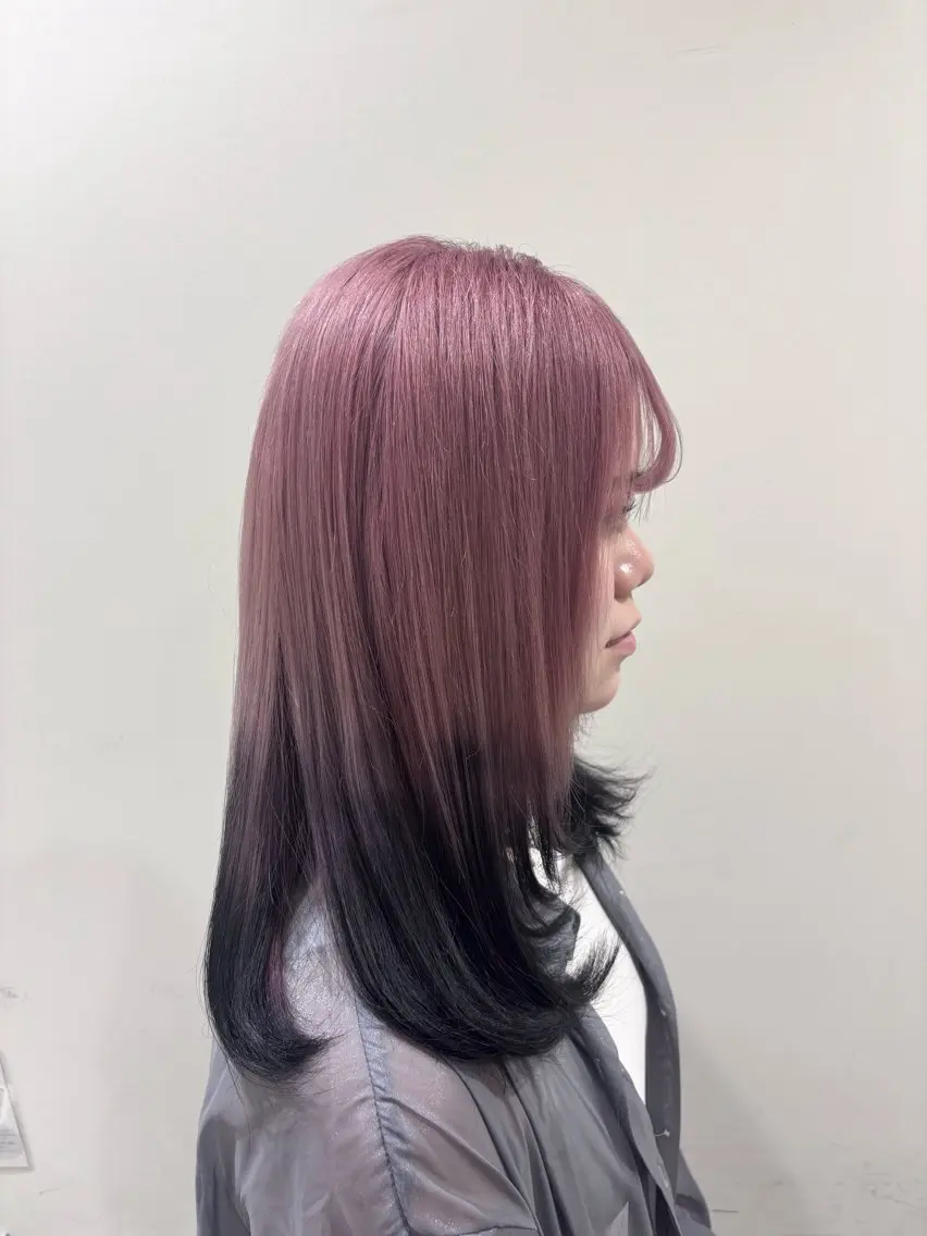 ロング カラー ハイトーン/ブリーチ 🦋デザイン森山陽向のヘアスタイル