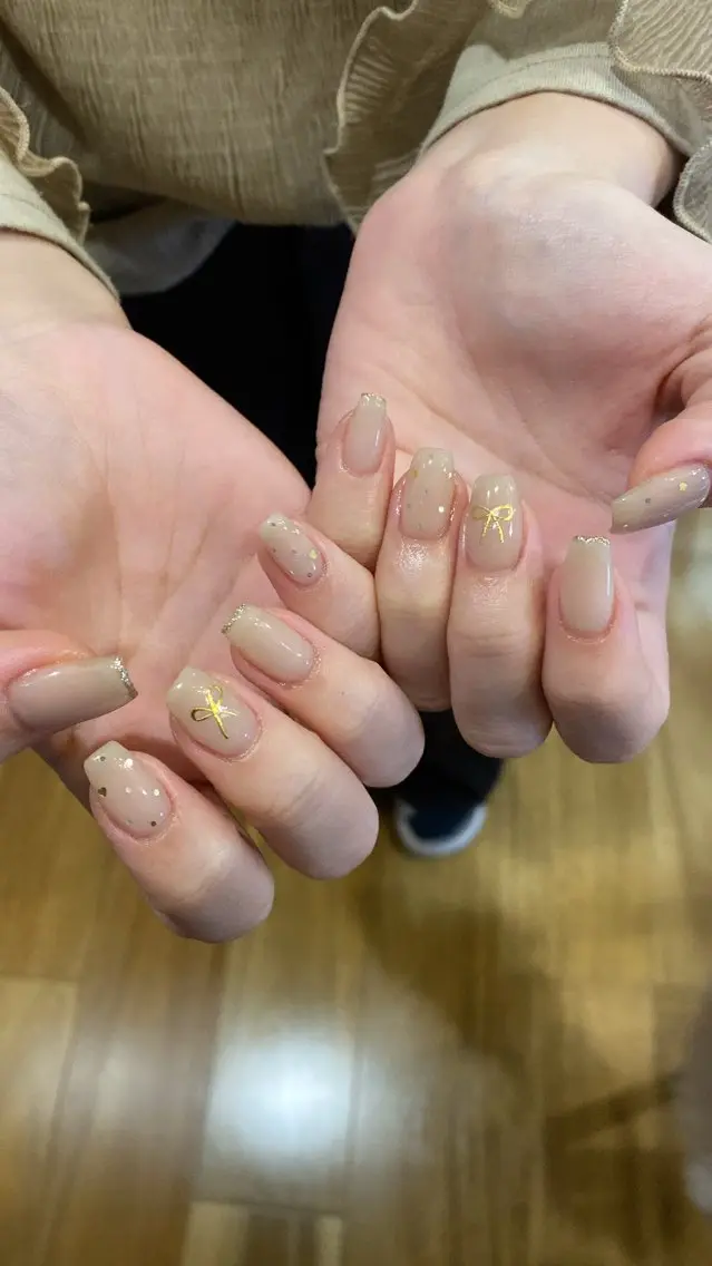 ネイル ハンドネイル crystal ⭐︎ colorのネイルデザイン