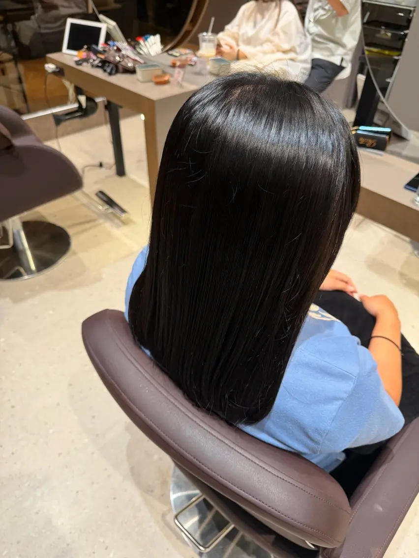 ミディアム カラー ヘアカラー ⭐️髪質改善カラー/ Kyoka⭐️のヘアスタイル