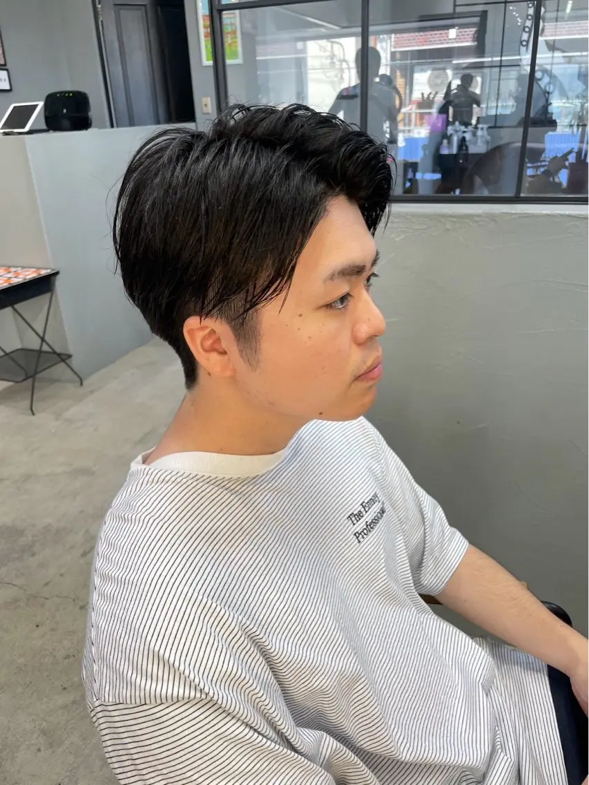 ショート パーマ メンズ メンズ専門サロン wokeのヘアスタイル
