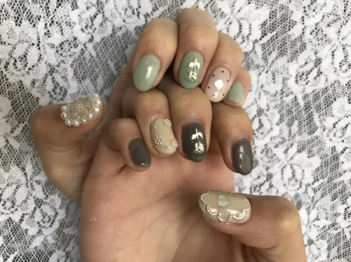 ネイル ハンドネイル ハンドケア lylynail YUUKAのネイルデザイン