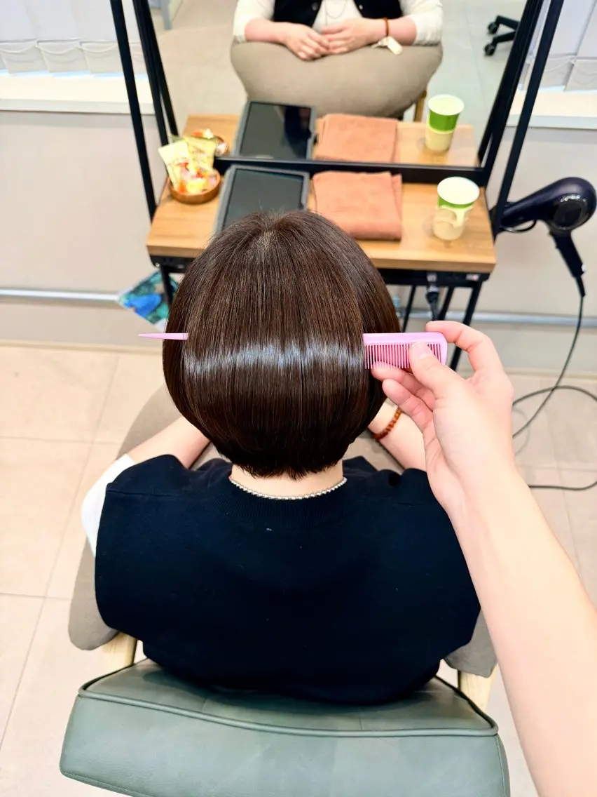 ショート 縮毛矯正/髪質改善 /SATOKOのヘアスタイル