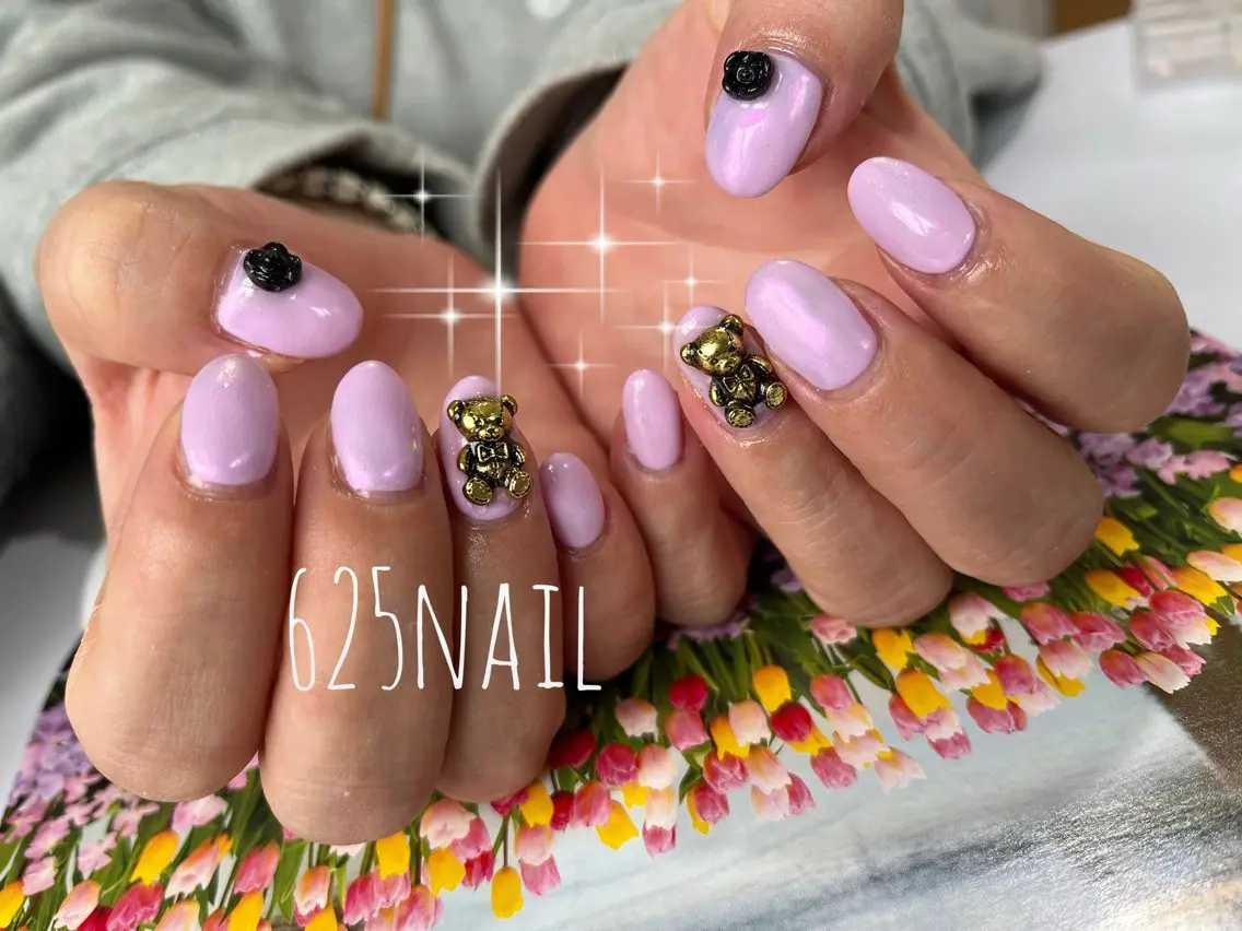 ネイル 625nail 無料P有/春日白水のネイルデザイン