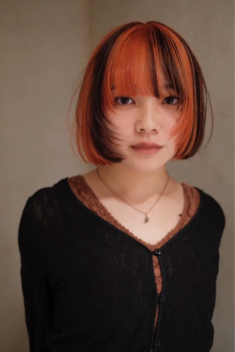 ミディアム カラー ヘアカラー ブリーチ🩸 レイヤー🪬yumeのヘアスタイル