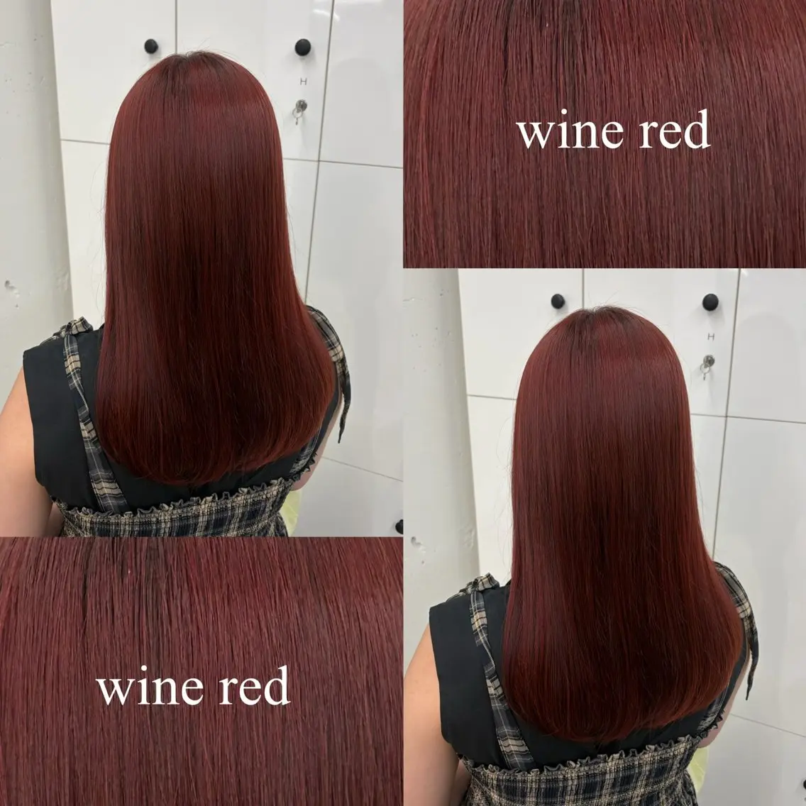 ミディアム カラー ボルドーカラー レッドカラー 髪質改善 カット ヘアカラー 🌷︎あすか🌷 JILLSTUDIOのヘアスタイル