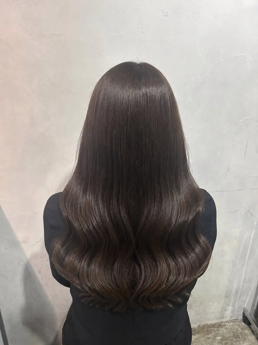 ロング カラー ブラウンカラー 透明感カラー モカブラウン カット ヘアカラー トリートメント 渋谷/トレンドヘア 🦋🤍ふうかのヘアスタイル