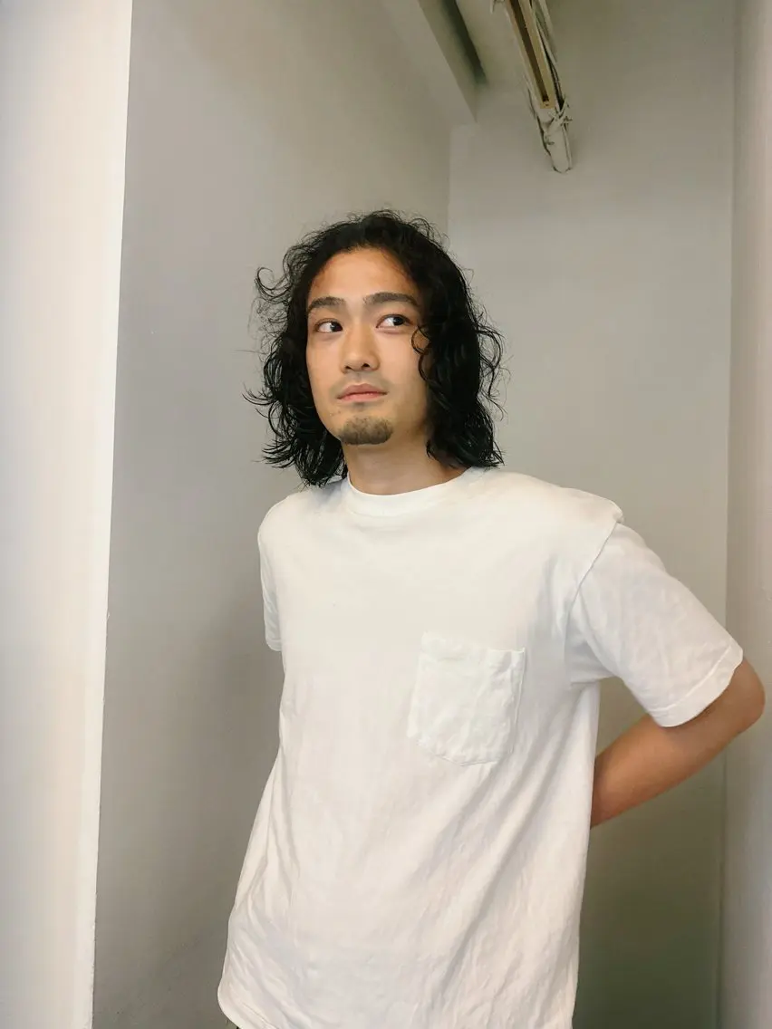 メンズカット + パーマの写真