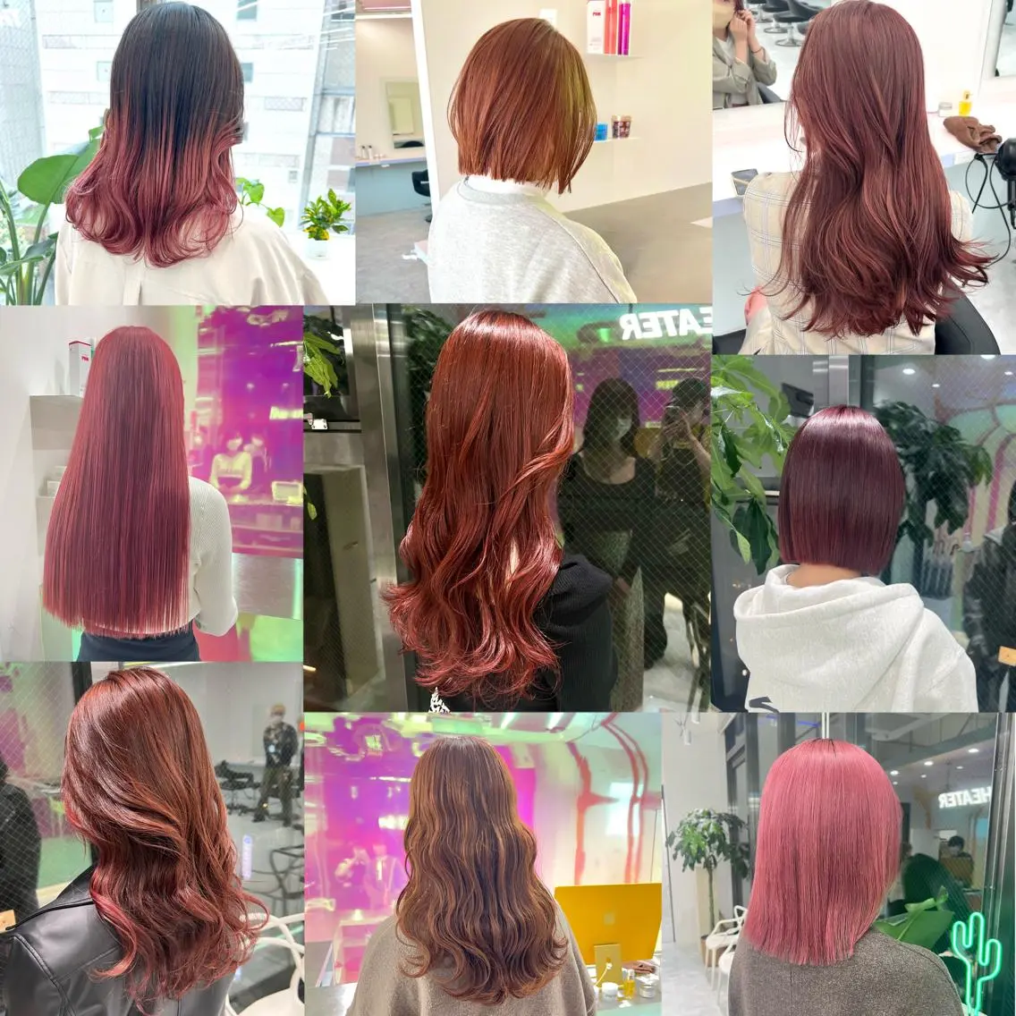 セミロング カラー パーマ ヘアアレンジ メンズ キッズ ネイル 切りっぱなしボブ ワンレンボブ メンズブリーチ メンズハイライト メンズハイトーン KANAMI 🌏のヘアスタイル