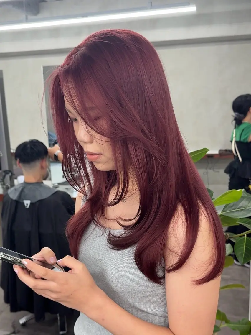 ロング カラー アッシュ ベージュカラー ブリーチ ケアブリーチ ダブルカラー ヘアカラー トリートメント 透明感カラー 💋🩷りなのヘアスタイル