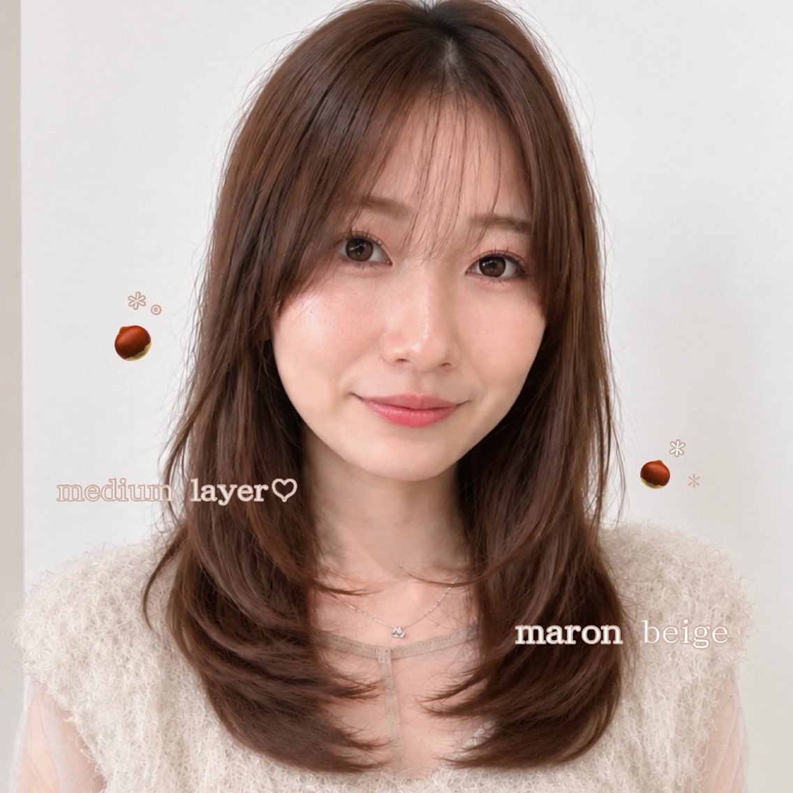 【🧺デビュー前限定価格🧺】カット➕透明感カラー➕髪質改善トリートメント🍯の写真