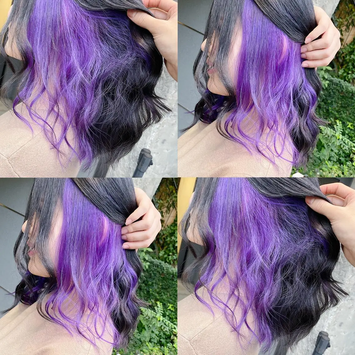 ミディアム カラー ヘアアレンジ ヘアカラー トリートメント TAKUMAブリーチ /切りっぱなし🪽のヘアスタイル
