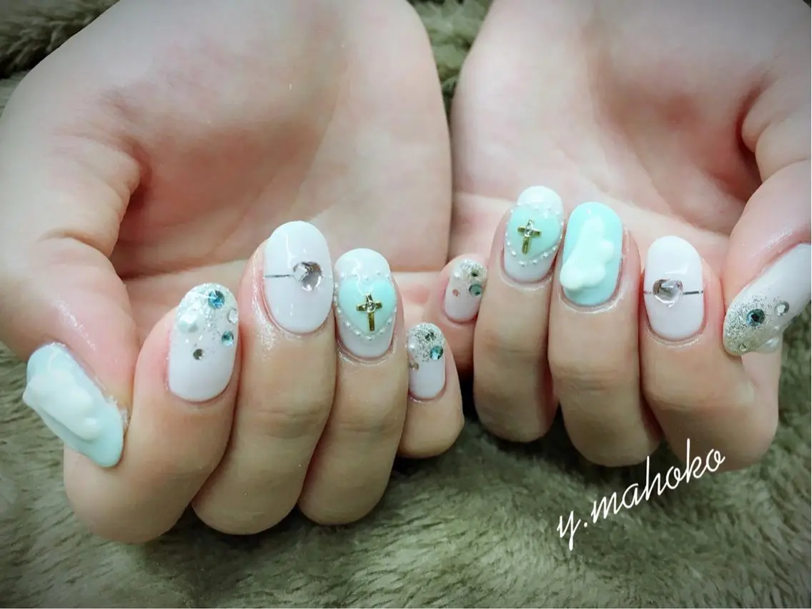 ネイル パラジェル有/ 長さだし/mahoのネイルデザイン