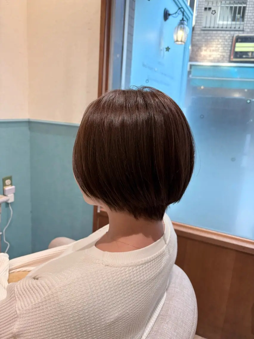 ショート カット ヘアカラー トリートメント 河野 穂香のヘアスタイル