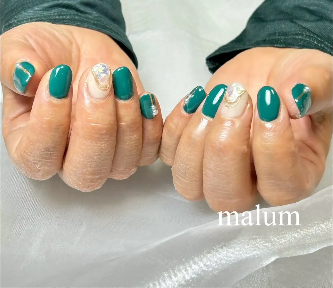 ネイル ハンドネイル malum nailのネイルデザイン