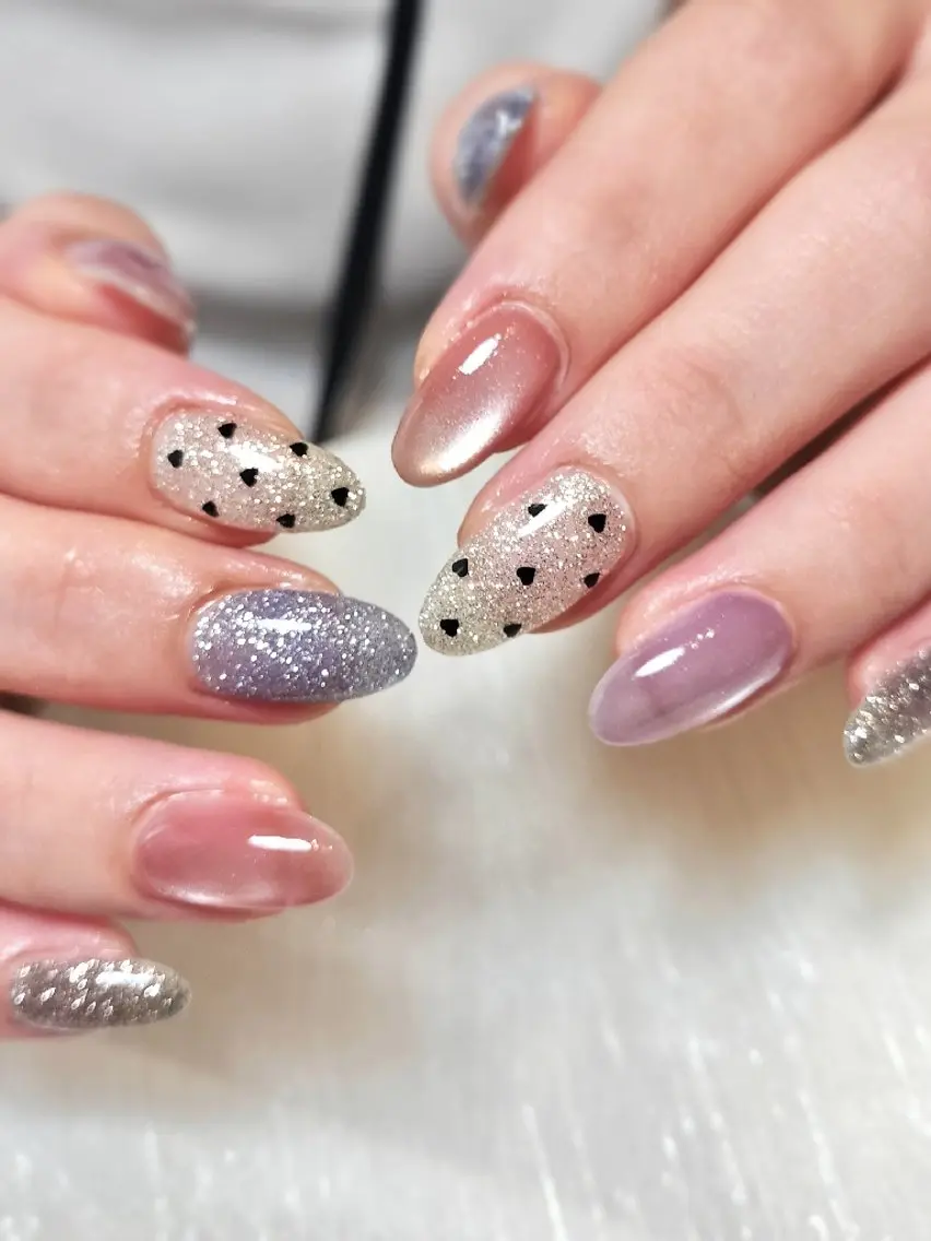ネイル ドット ハート moff.(ﾓﾌ) nail salonのネイルデザイン