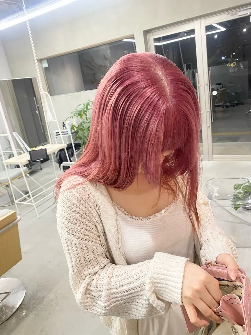 ロング カラー ヘアカラー 前橋 姫奈のヘアスタイル