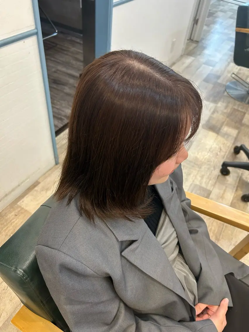 【疲れ気味の髪と頭皮に癒しを💆🏻♀️】カラー+炭酸ヘッドスパ20分の写真