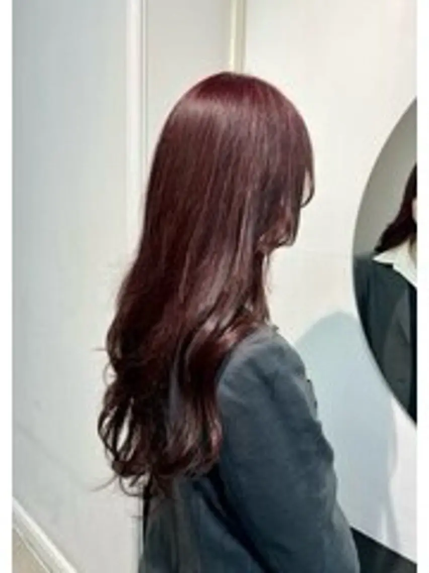 ロング カラー 渡邊 美優のヘアスタイル