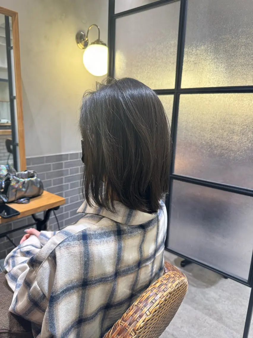 ミディアム カラー 暖色カラー🤎Red Neo meiのヘアスタイル