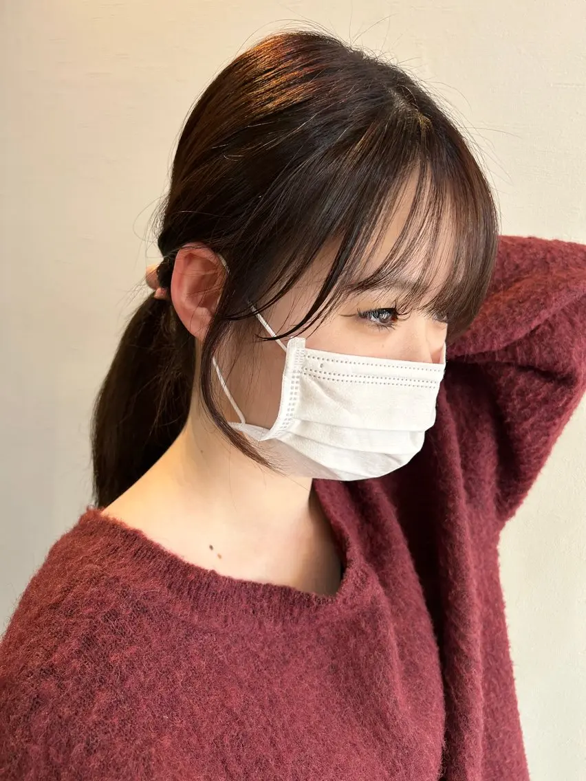 ⭐️ 前髪＆顔周りカット＋カラーの写真