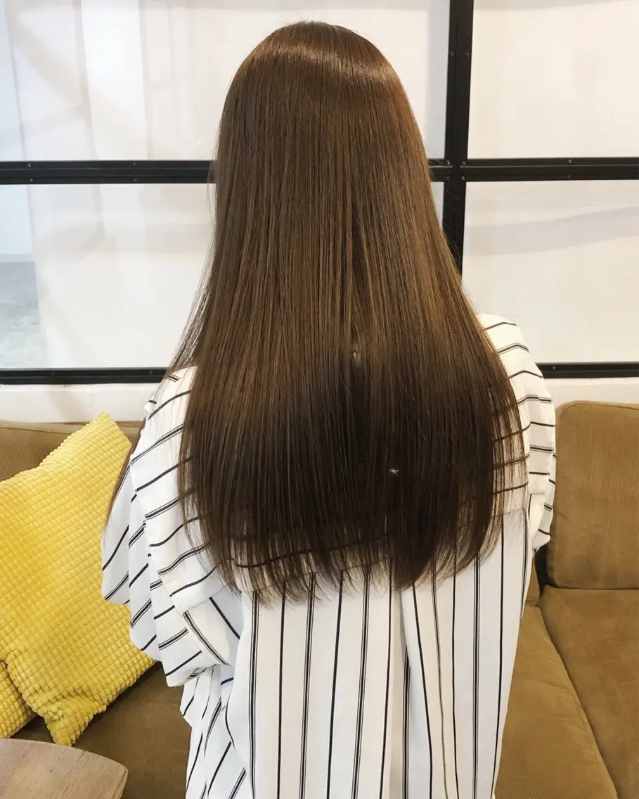 ロング カラー 髪質改善 トリートメント 笹田 寛明のヘアスタイル