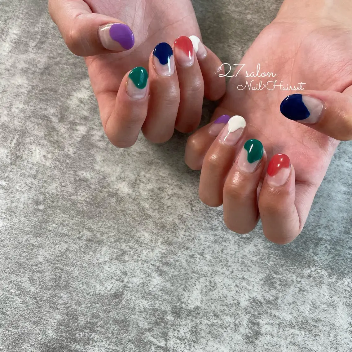 ネイル フレンチネイル 27salon yuinaのネイルデザイン