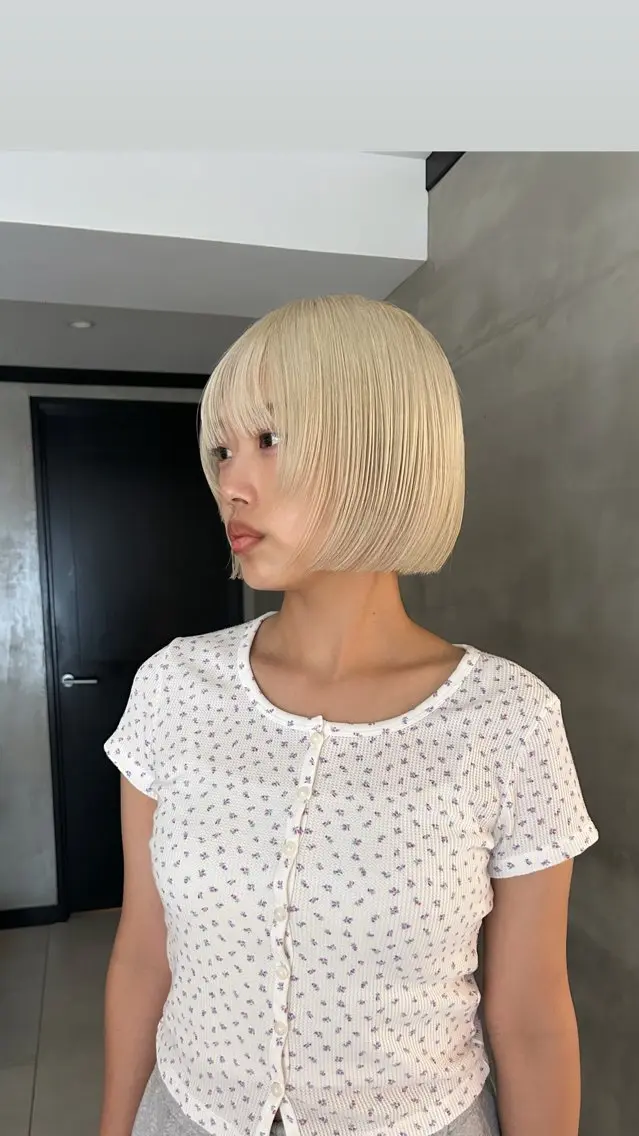 ミディアム カラー カット ヘアカラー トリートメント タナカ カナ🫧のヘアスタイル
