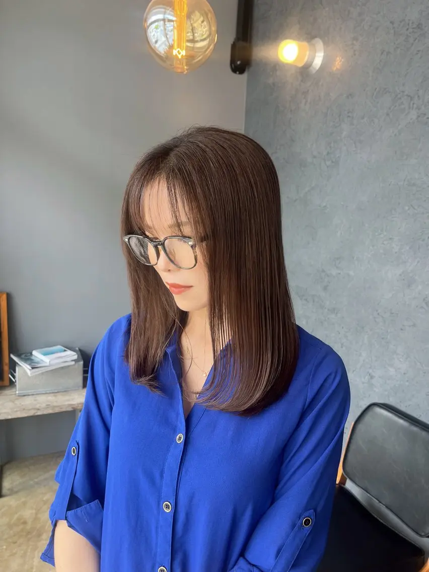 ミディアム ヘアカラー トリートメント hair ruup/ 🫧こすずのヘアスタイル