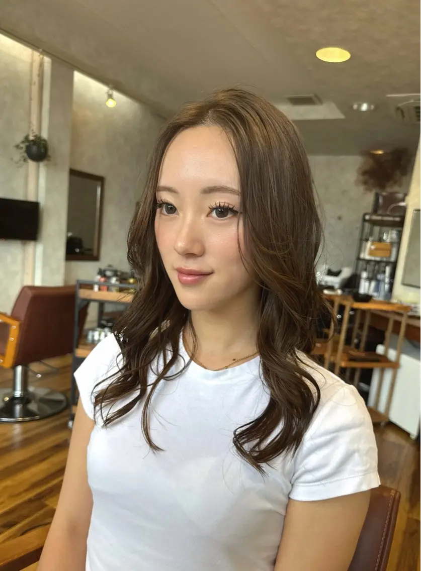 セミロング カラー CROCHE クロッシュのヘアスタイル