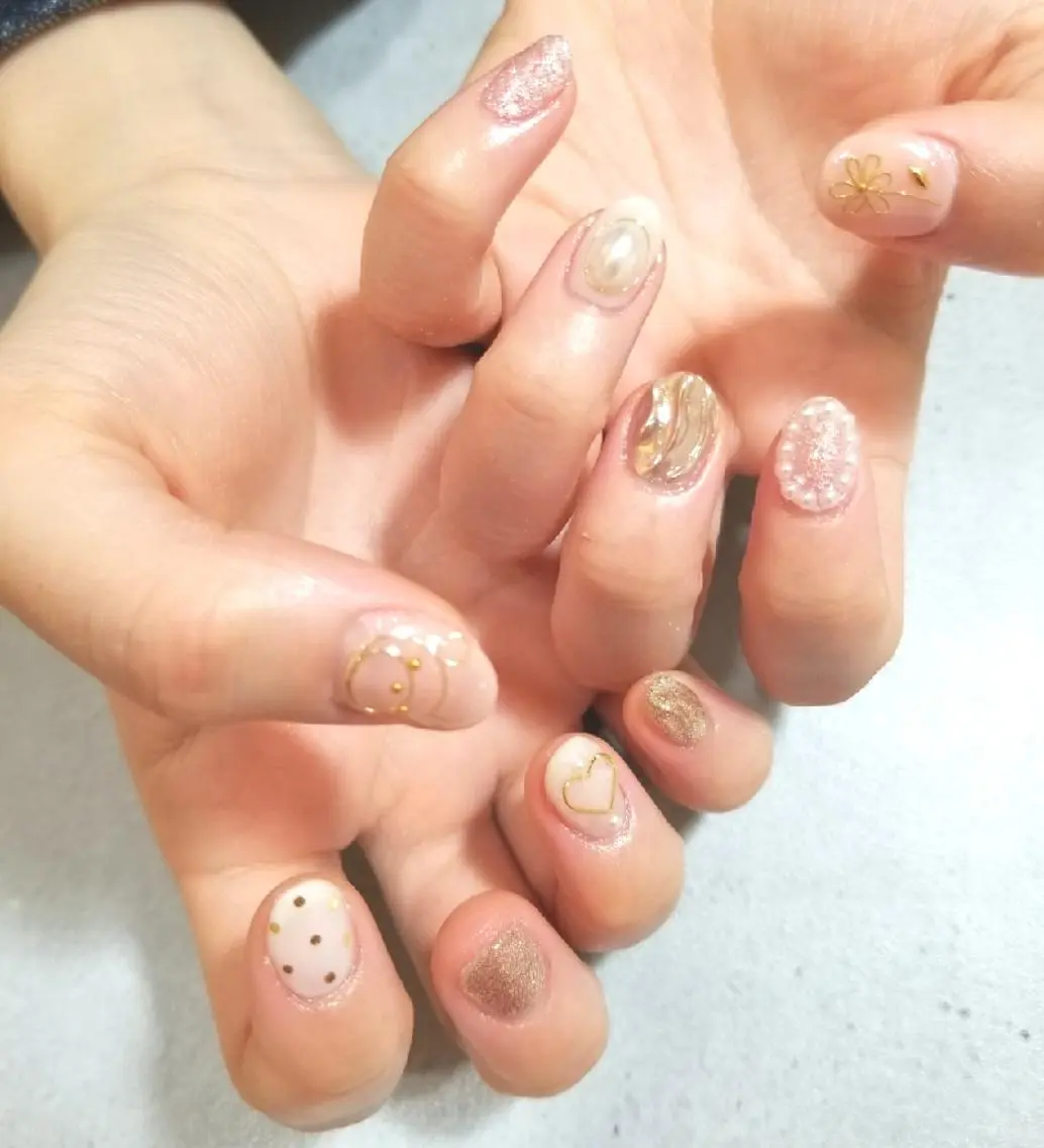 ネイル アートネイル nijiiro🌈 サトウのネイルデザイン