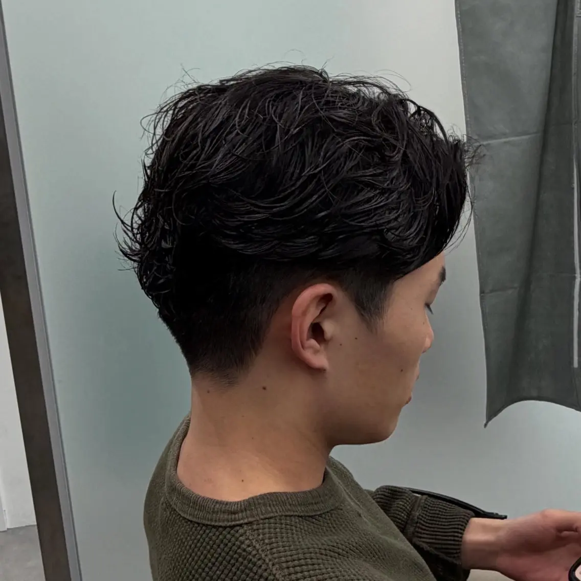 ショート パーマ カット パーマ メンズカット×パーマ ✂️今井魁人✂️のヘアスタイル