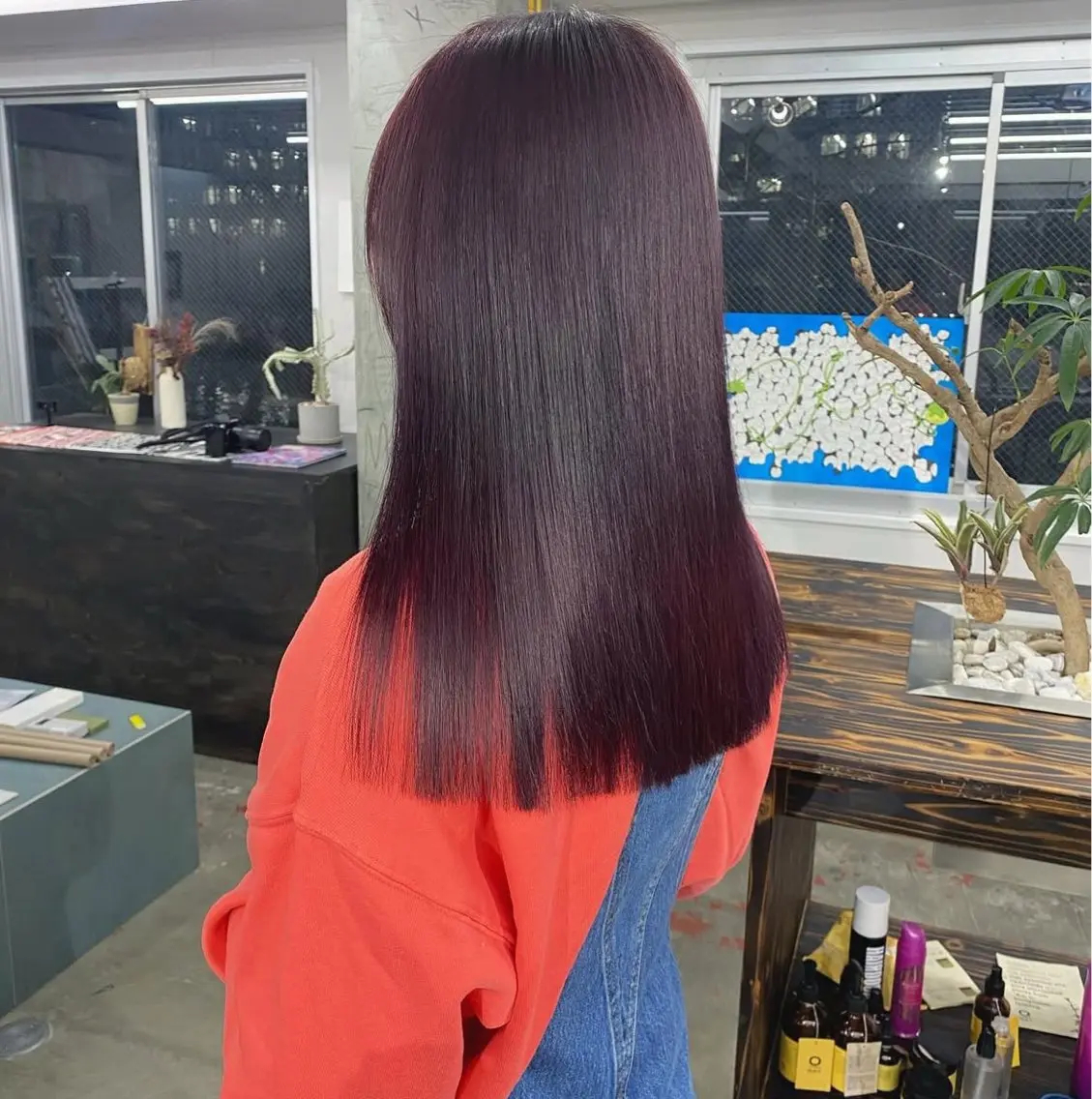 【🌿発色の良いカラー＋カット＋補修トリートメント＋プチヘッドスパ付き】の写真